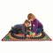 Melissa & Doug Round the Speedway Race Track Rug + Car Set 9401 - alternate 3